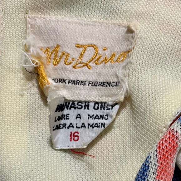 Mr. Dino Vintage 60’s Shift Sleeveless Rare Dress Hollywood Hills Palm Springs - Picture 8 of 11